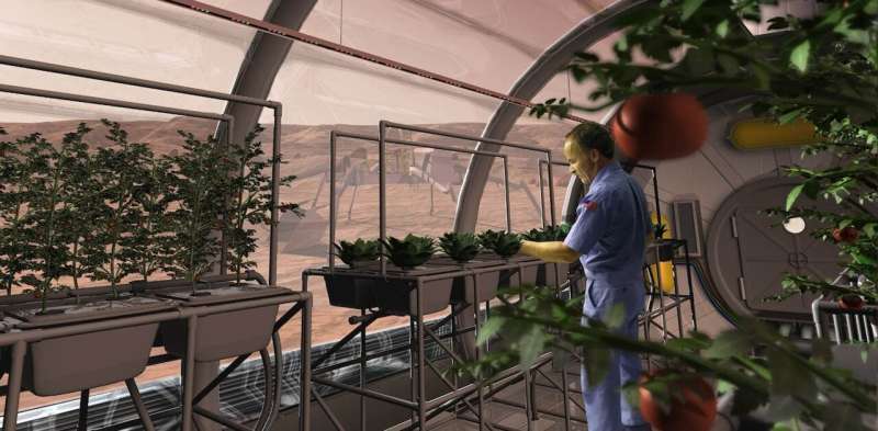 화성을 먹일 식품 시스템은 지구의 식품을 변형시킬 예정입니다.