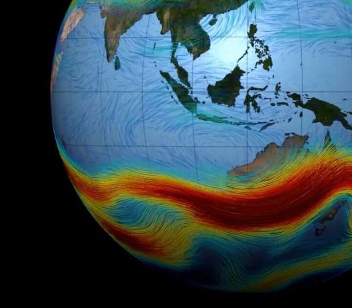 Australia getting hammered by two jet streams
