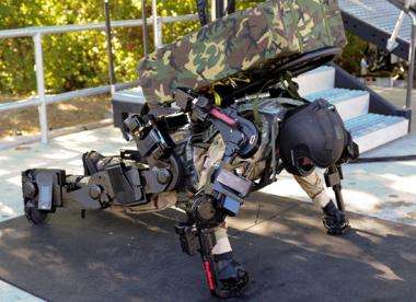 The real 'Iron Man' Exoskeleton does the work of two to three soldiers (w/ Video)