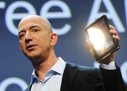 Amazon CEO Jeff Bezos introduces the new Kindle Fire tablet