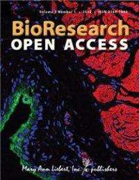 Premier issue of BioResearch Open Access launched by Mary Ann Liebert Inc. publishers