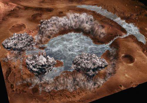 Catastrophic collapse of ice lake created Aram Chaos on Mars