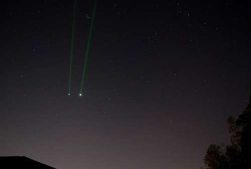 green laser pointer astronomy
