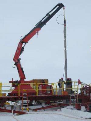 Scientists collect first intact samples from an Antarctic subglacial lake