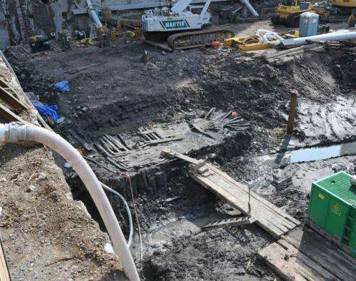 Excavated ship traced to colonial-era Philadelphia