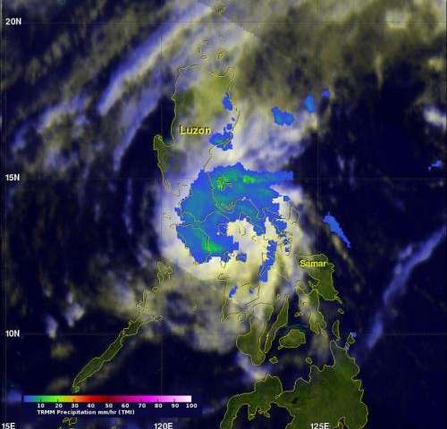 NASA measures Typhoon Hagupit's Philippine rainfall from space