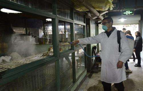 新的H7N9病例后，中国停止了家禽交易