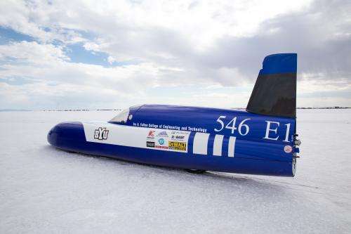Electric car breaks 200 mph barrier to set new land speed record