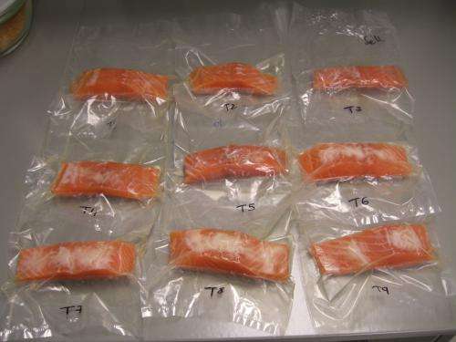 Smoke flavourings and water vapour permeable bags for new fish smoking techniques