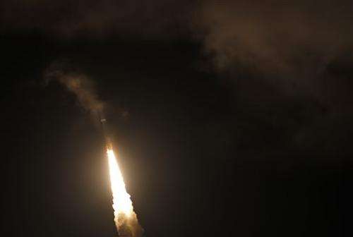 Defense satellite launches from California coast