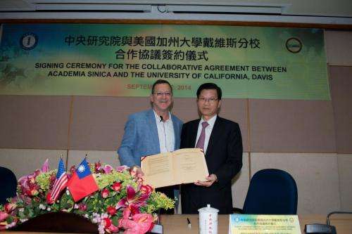 Academia Sinica, UC Davis sign agreement on exchanges and tech transfer