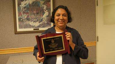 Kumari receives service award from Association of Scientists of Indian Origin in America