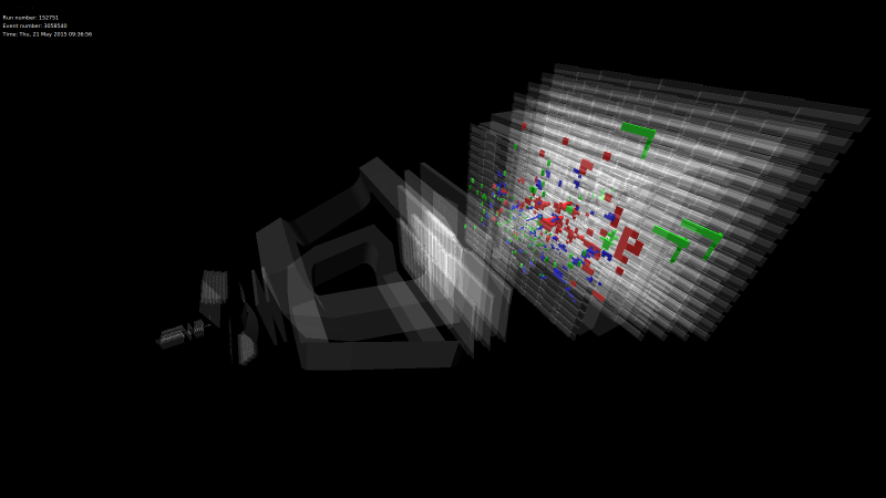 First images of LHC collisions at 13 TeV