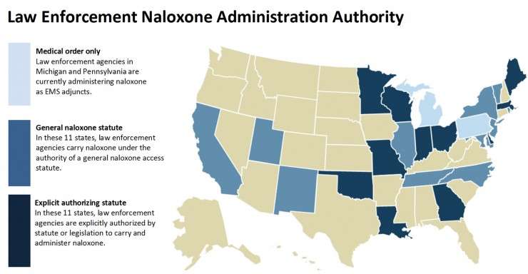 Law enforcement officers should be authorized to administer naloxone