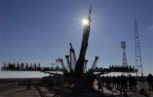 American, Russian leaving Earth for year at space station
