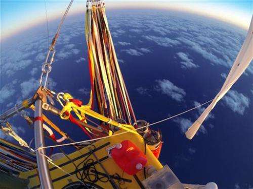 Historic balloon flight ends off Mexican coast