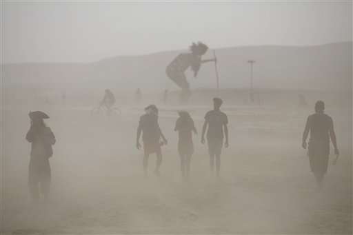 Israeli Burning Man festival torches ancient remains