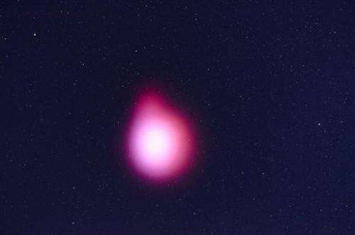 Pink cloud visible in Arizona after New Mexico rocket launch