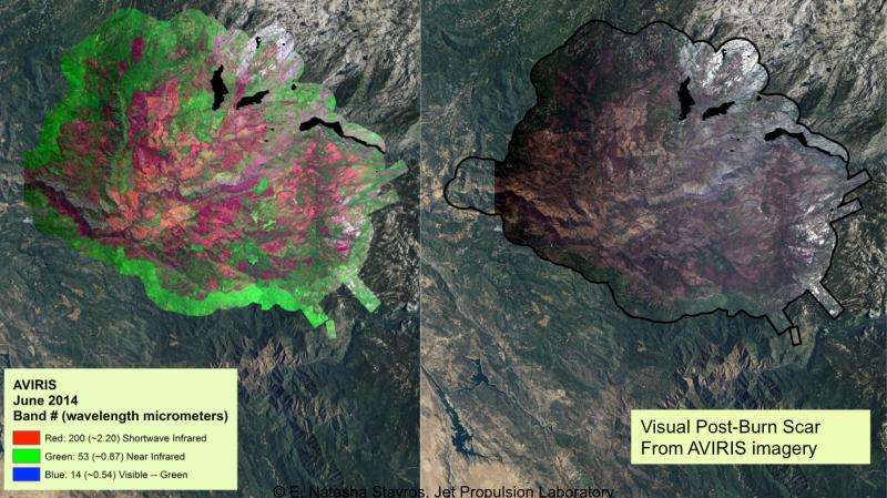 NASA/Forest Service maps aid fire recovery