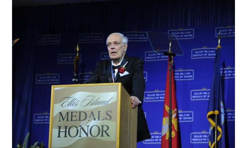 Nobel Laureate Dr. Bert Sakmann awarded 2015 International Ellis Island Medal of Honor