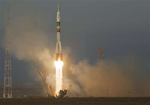 Russian capsule heads for space station