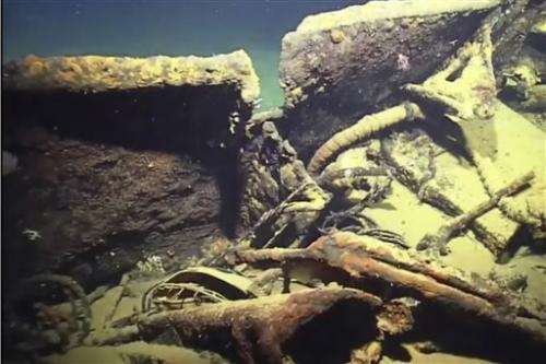 Japanese battleship blew up under water, footage suggests (Update)