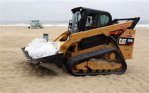 Authorities eye reopening of goo-struck California beaches