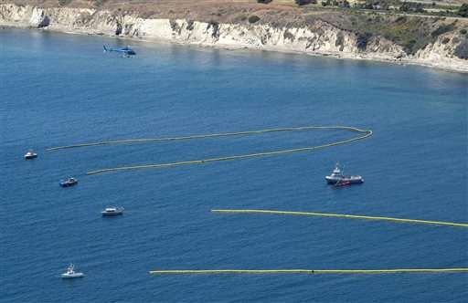 Thousands of gallons of oil sopped up from California coast