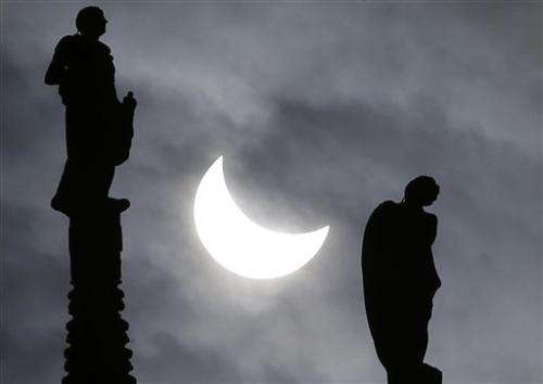 PHOTOS: Millions in Europe view eclipse with odd devices