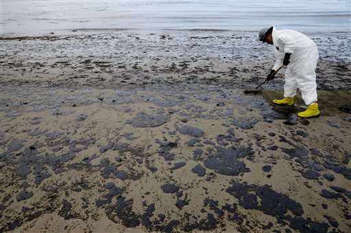 Finding California oil spill's cause could take months