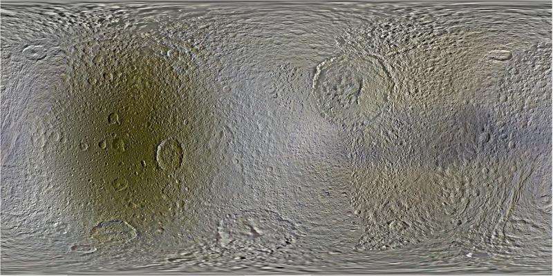 Saturn’s moon Tethys