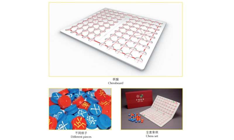 Chinese chess set for visually impaired people