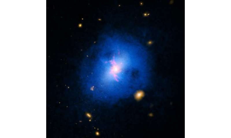 Image: NASA’s Chandra observatory finds cosmic showers halt galaxy growth
