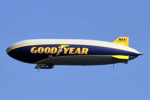 Goodyear christening 2nd airship in fleet replacing blimps