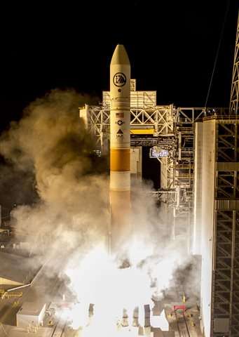 Rocket with defense payload launches from California