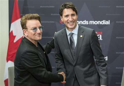 Trudeau, Gates raise billions for AIDS, TB and malaria fight
