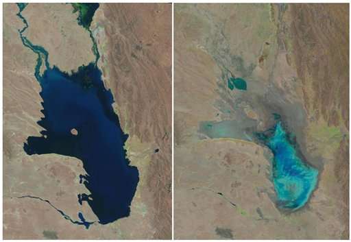 Disappearance of Bolivia's No. 2 lake a harbinger