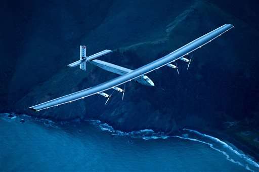 Solar-plane pilots say trip was also test of human endurance