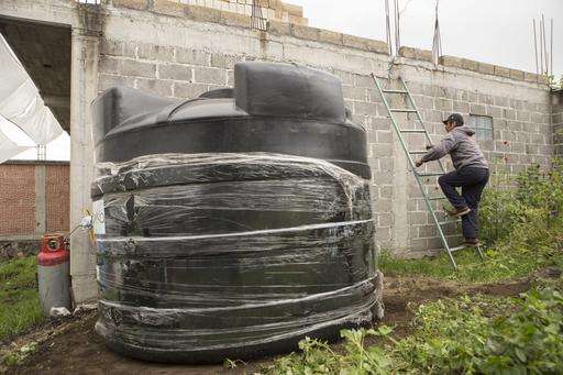 Some Mexico City residents see future in rain harvesting