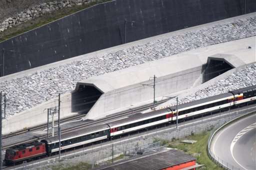 Swiss inaugurate $12 billion rail tunnel, world's longest