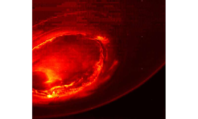 Jupiter's north pole unlike anything encountered in solar system