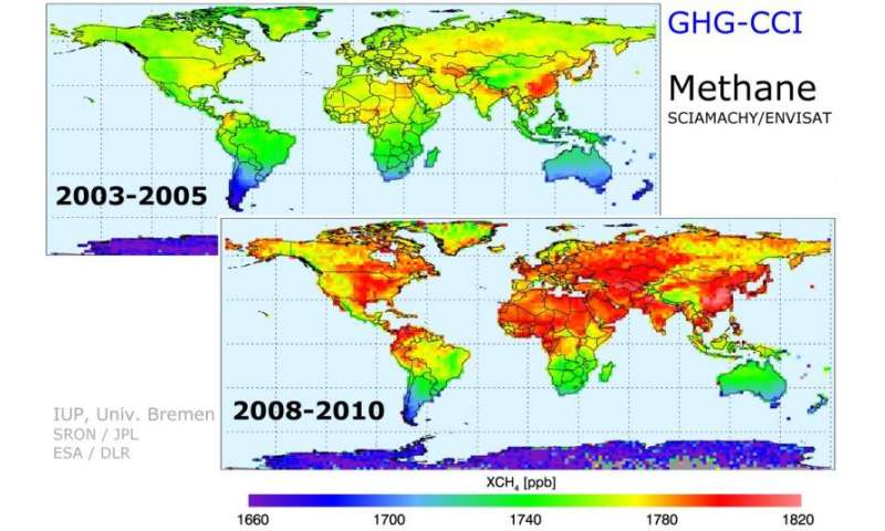 Methane And Carbon Dioxide On The Rise