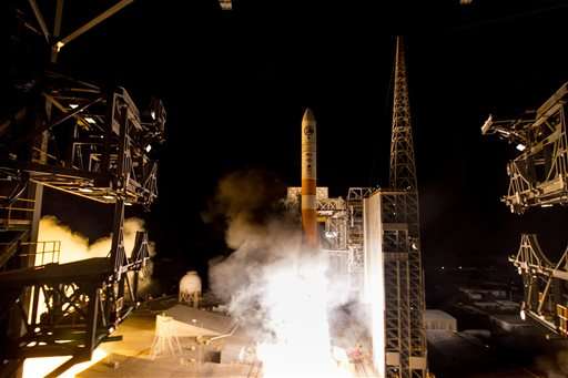 Rocket with defense payload launches from California