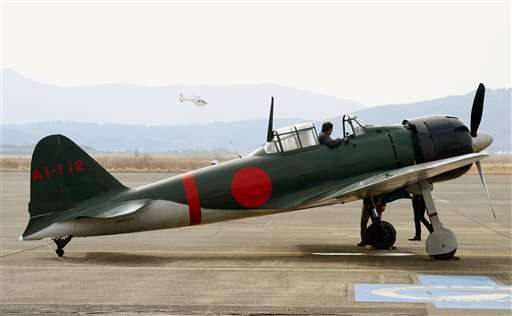 Zero fighter flies over Japan for 1st time since WWII