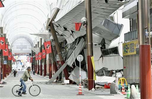 Japan quakes kill at least 29; rescuers rush to free trapped