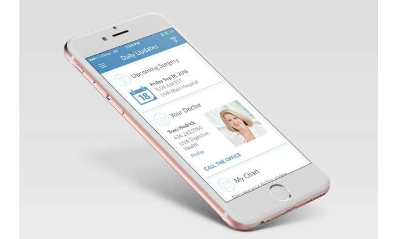Smartphone app helps patients prepare for and recover from surgery