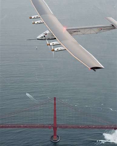 Solar-powered plane completes journey across Pacific Ocean (Update)
