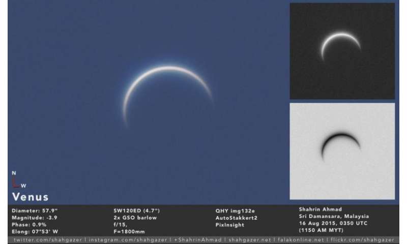 A challenging daytime occultation of venus for Europe