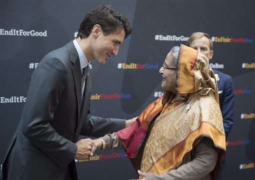 Trudeau, Gates raise billions for AIDS, TB and malaria fight