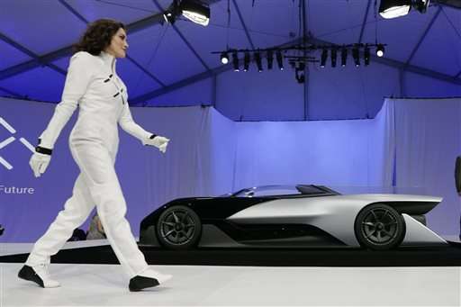 Faraday reveals sleek, sporty concept car in Vegas